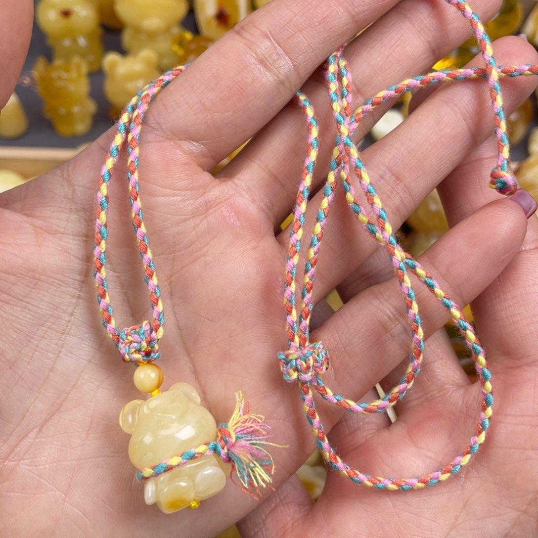 琥珀裸石未镶嵌蜜蜡