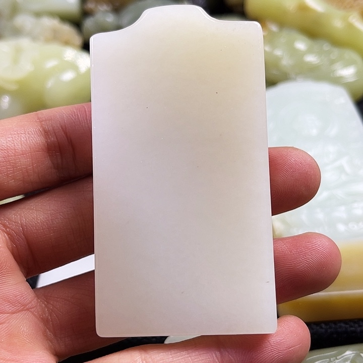 蓝***翔和田玉未镶嵌吊坠(不含链)