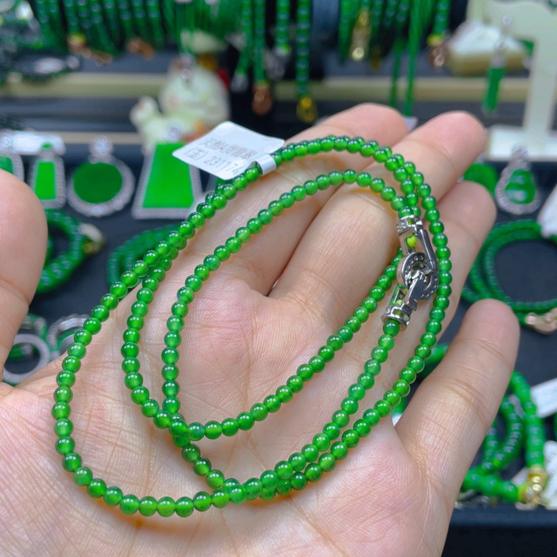 颈饰未镶嵌翡翠项链3