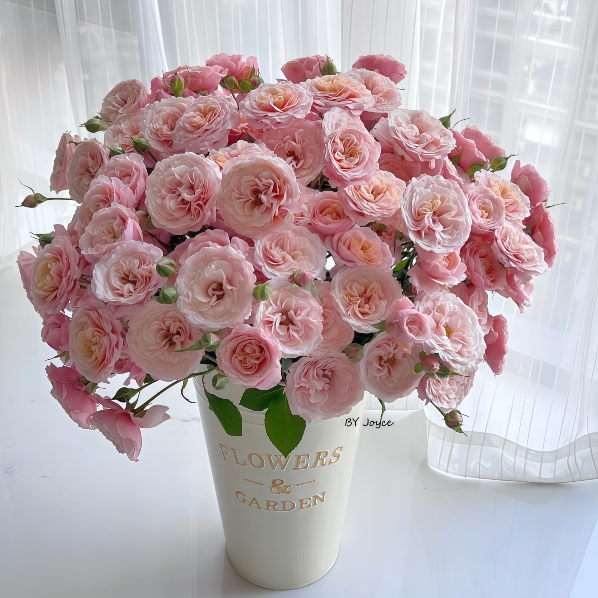 【丽丽卡AK】奶油风粉色多头玫瑰10枝 | 全场任意两单鲜花包邮