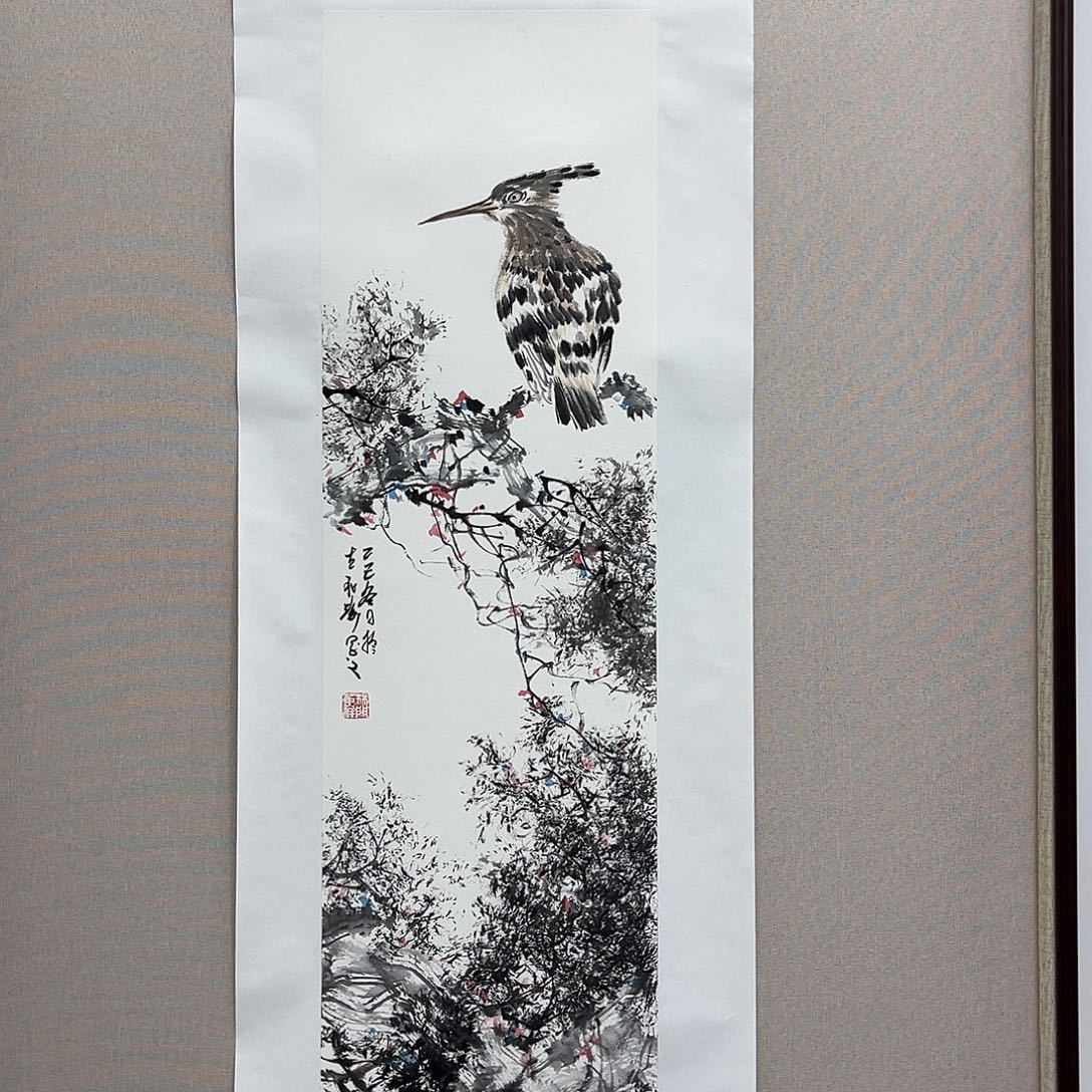 国画艺术家真人手绘