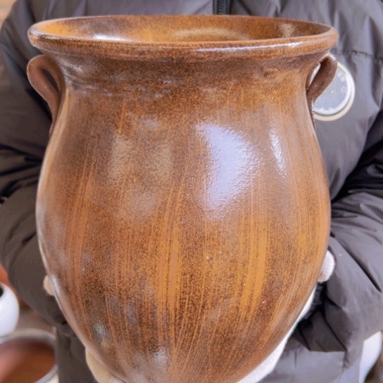 紫砂花盆高28口21—-_——-