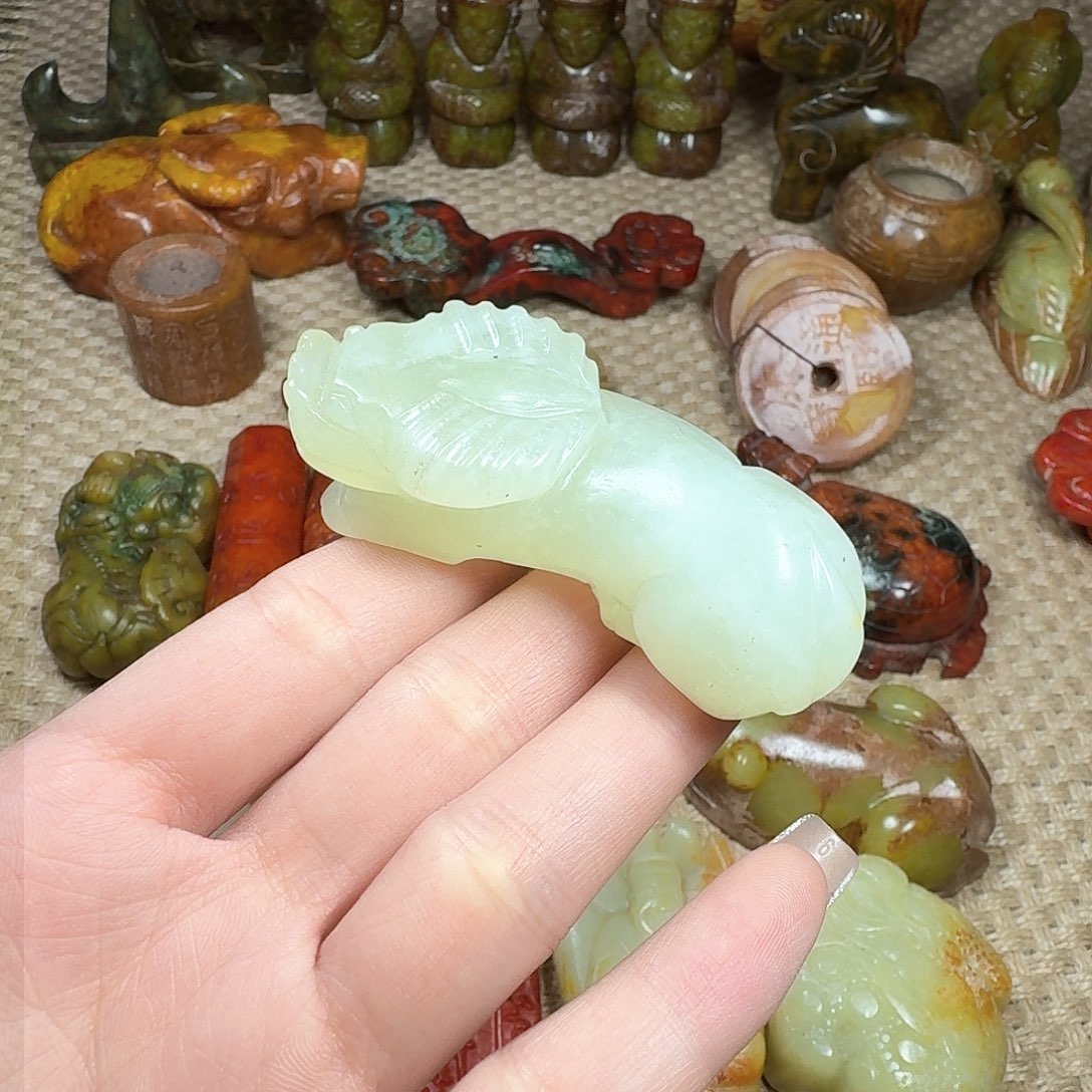 白玉菩提吊坠挂件