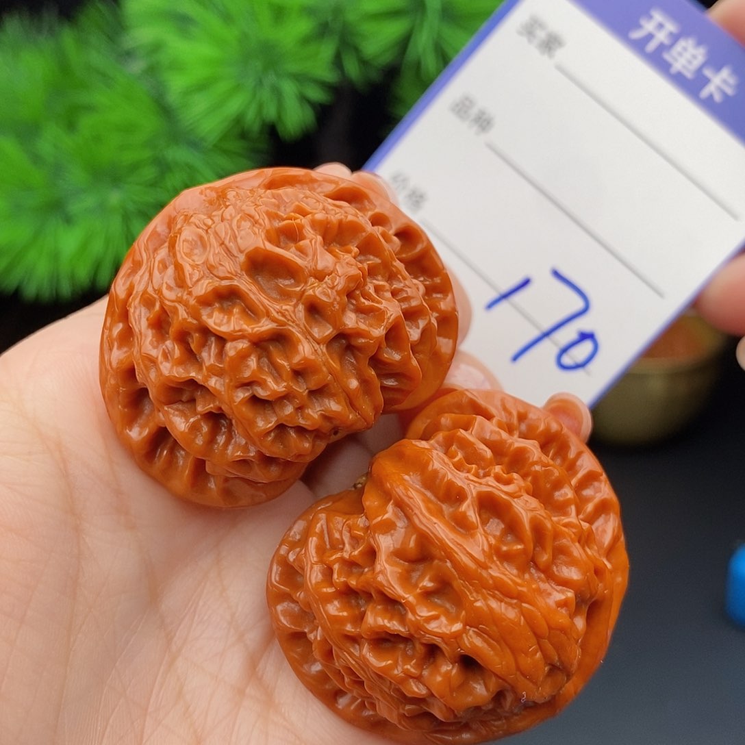 文玩核桃把件40宫灯170