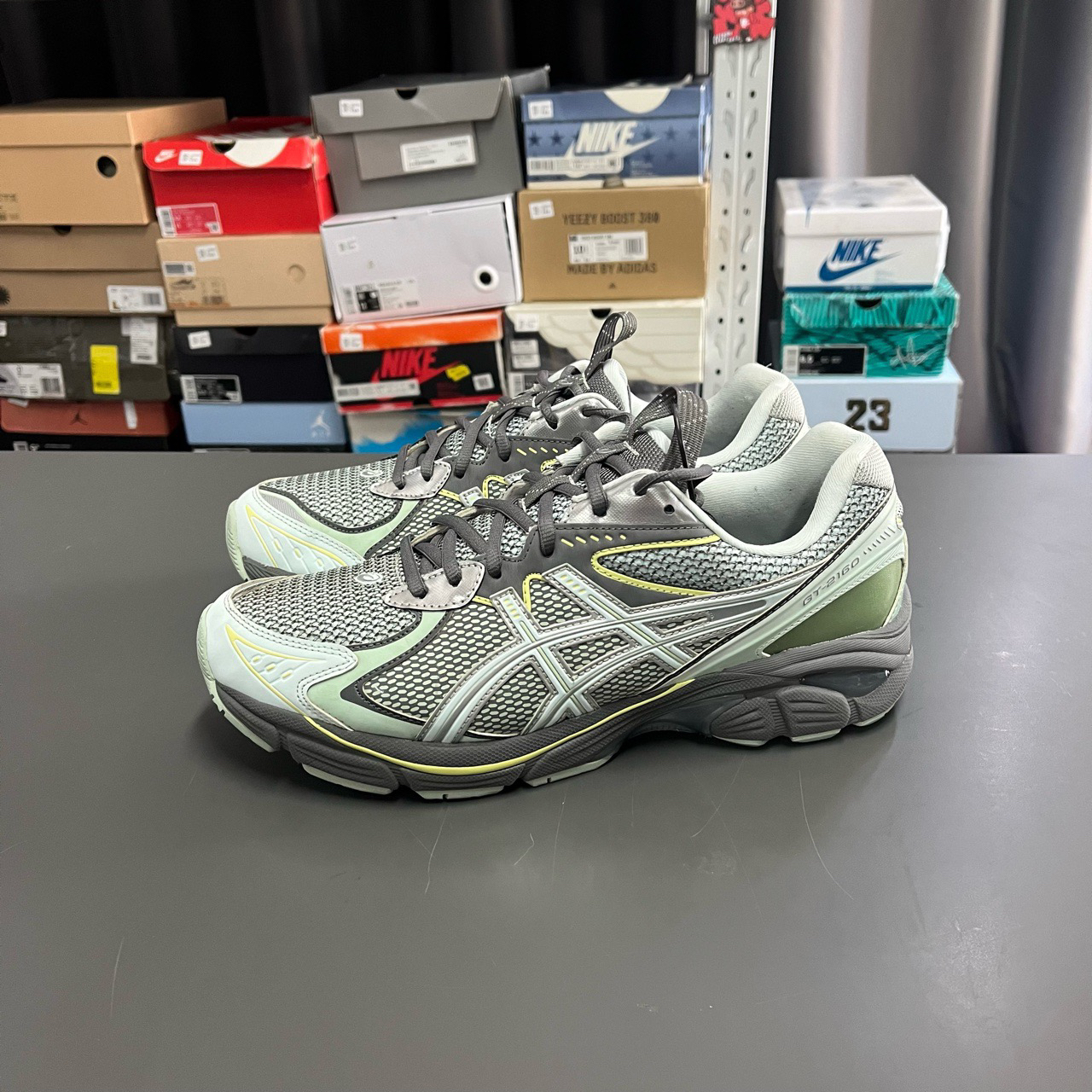 95新 MM6 44.5码 有原盒 kiko gt-2160 绿色 12343198 