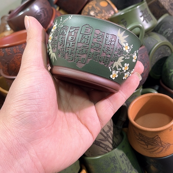 茶杯紫砂全手工紫砂主人杯