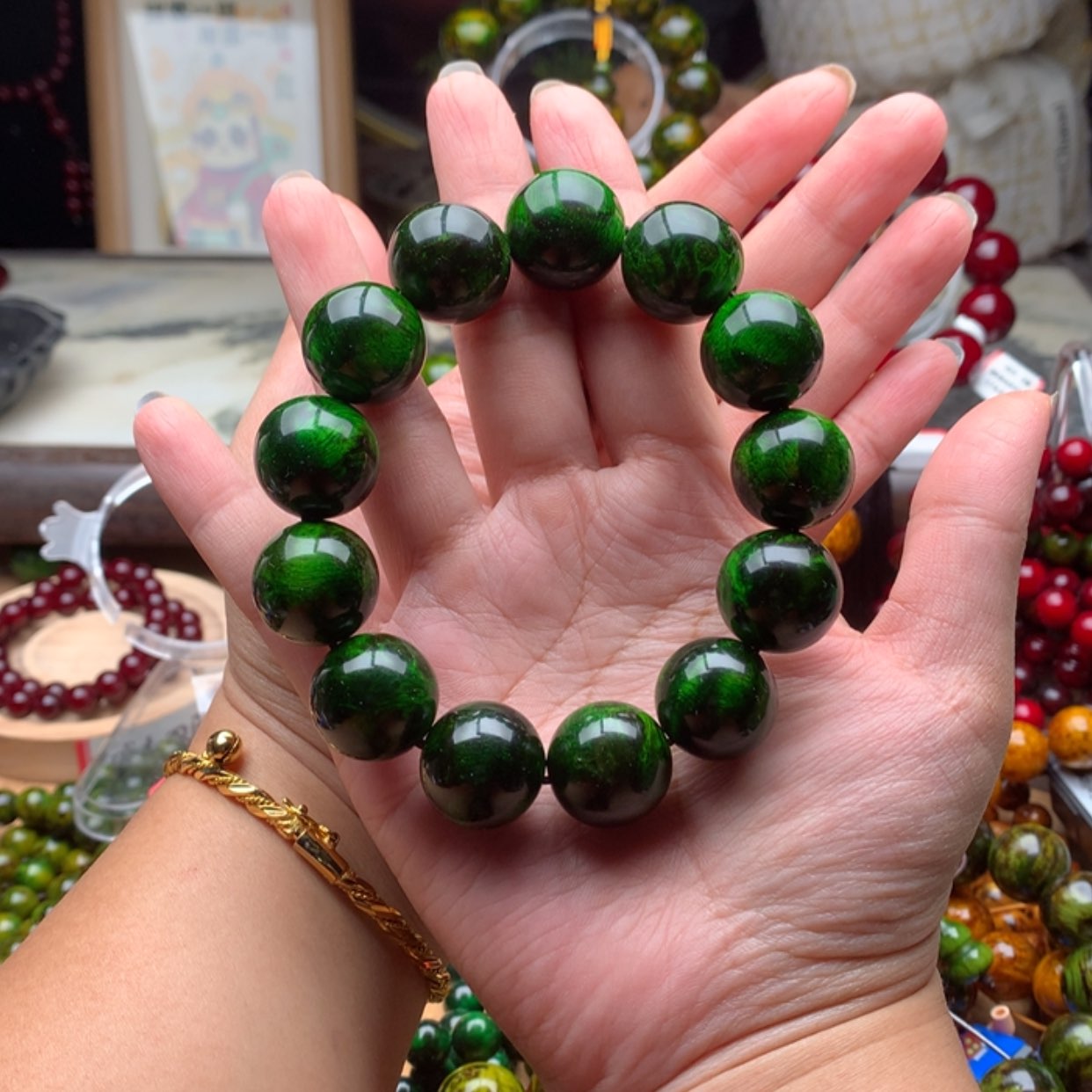 【闪购商品】松木（琥珀木）手串/手链萌*人1.8