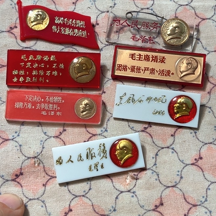 徐***夫铝普通纪念章7枚有机