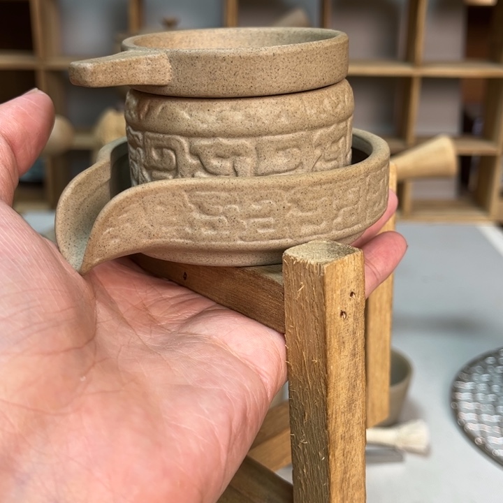 壶老段烧陶瓷茶器