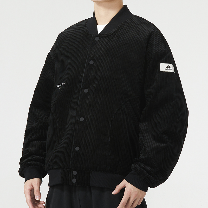 adidas阿迪达斯夹克男上衣冬季新款运动休闲加绒保暖外套IQ1387