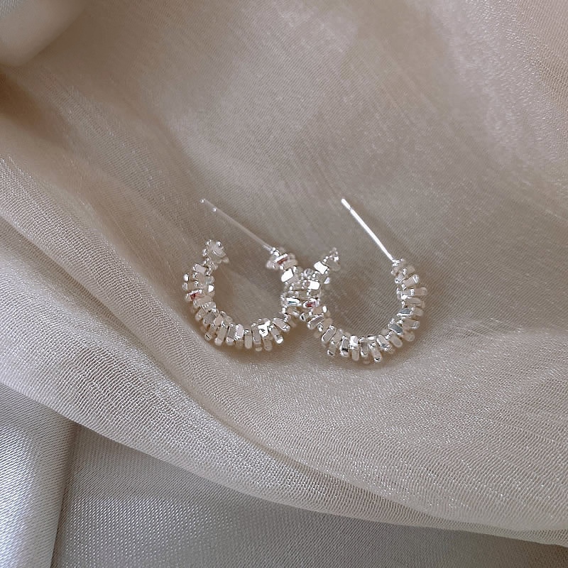 铜合金耳饰 【D42】新款时尚精致甜美百搭简约耳环