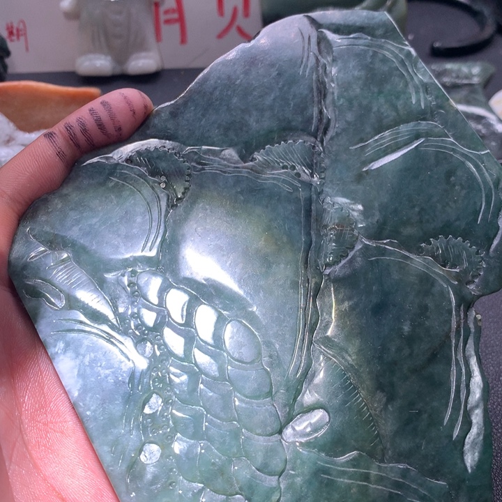 翡翠未镶嵌颈饰保真天然a货翡翠