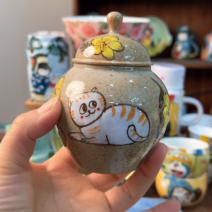 陶景德镇釉下手绘陶瓷 