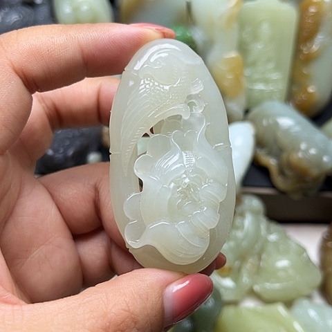 颈饰未镶嵌和田玉新