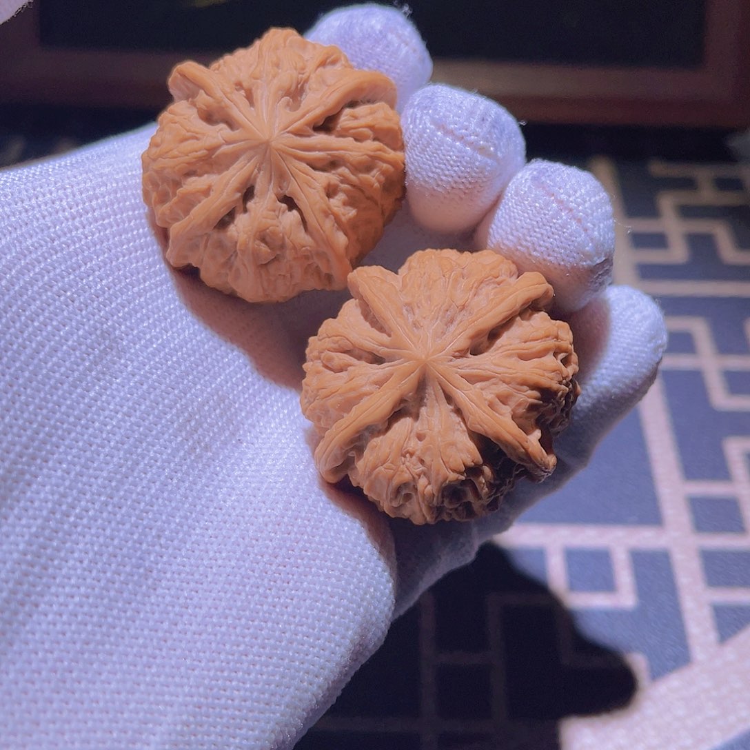 吊坠文玩核桃马**?雨花石四棱