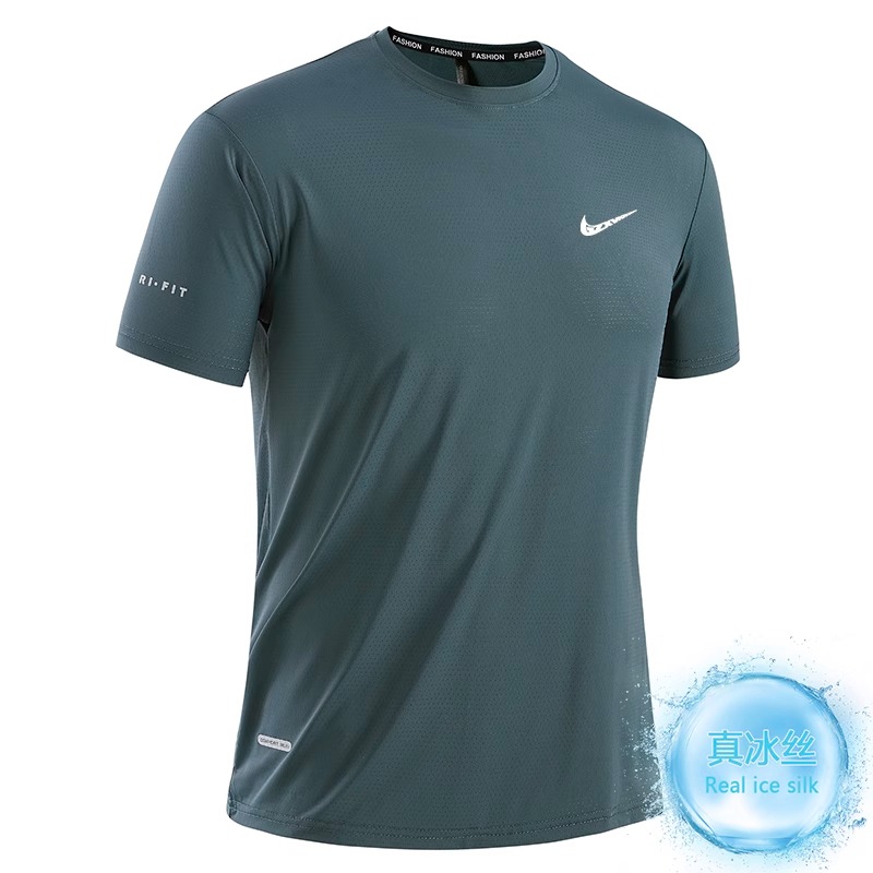 一折专区|奥莱|夏季冰丝短袖T恤宽松透气上衣半袖潮流体恤