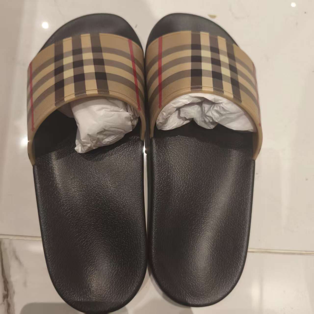 99新 BURBERRY/博柏利  拖鞋 1328 6035 