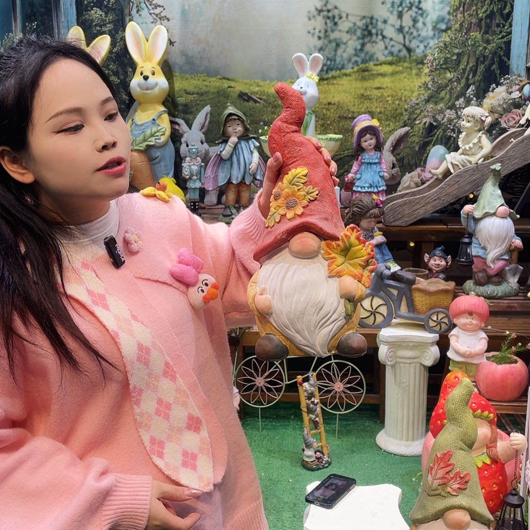 摆件花园摆件红红火火