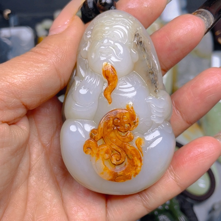 和田玉挂件未镶嵌