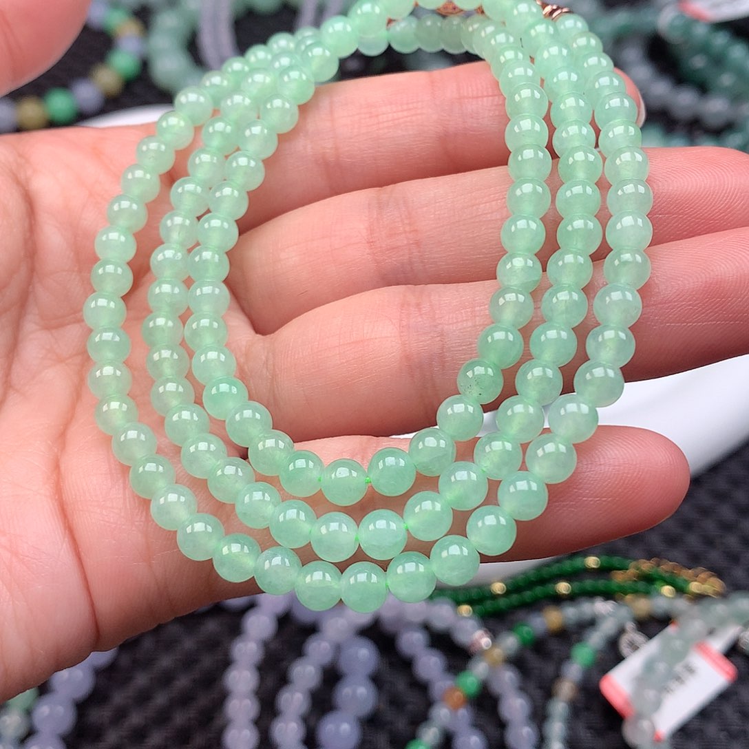 未镶嵌翡翠手链卡5