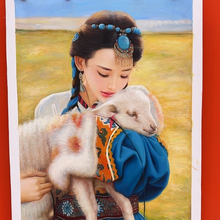 国画二郎老师国际展览原作