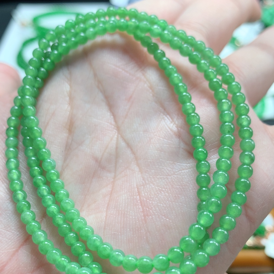 翡翠未镶嵌手链翡翠