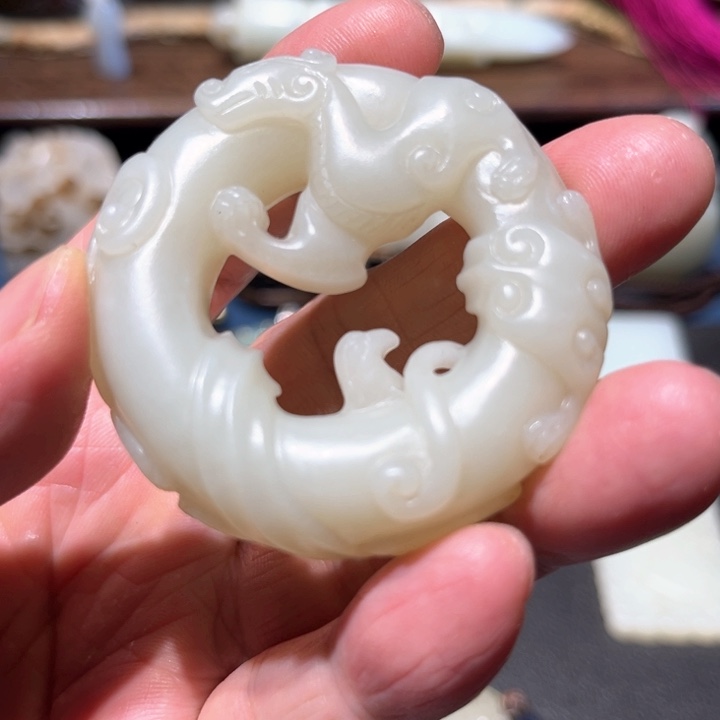 和田玉挂件未镶嵌林***盛