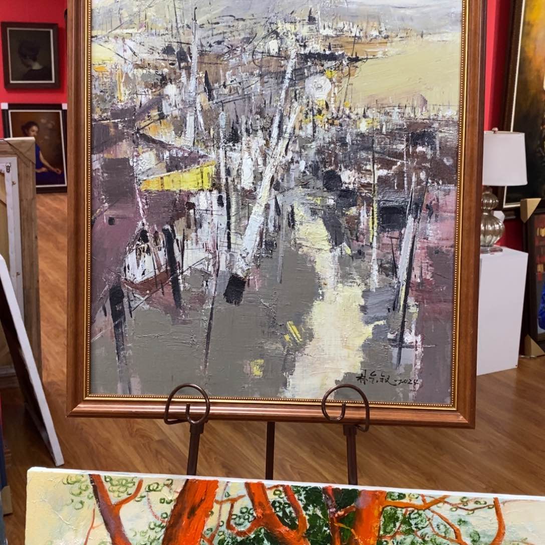 油画林金钗油画 1111111111