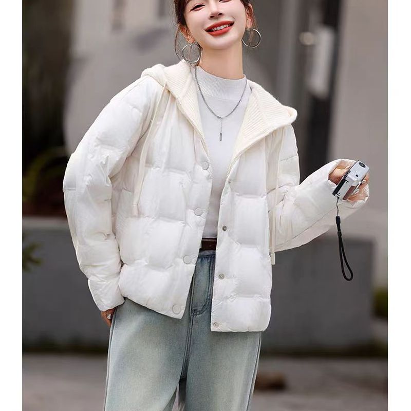 【飞姐】假两件洋气百搭YY外套棉服W35款