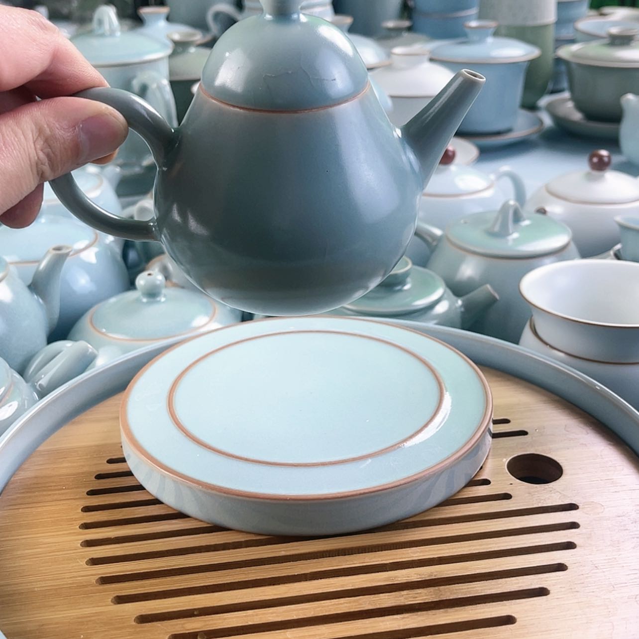 【闪购商品】纯矿石大瑕疵梨壶……