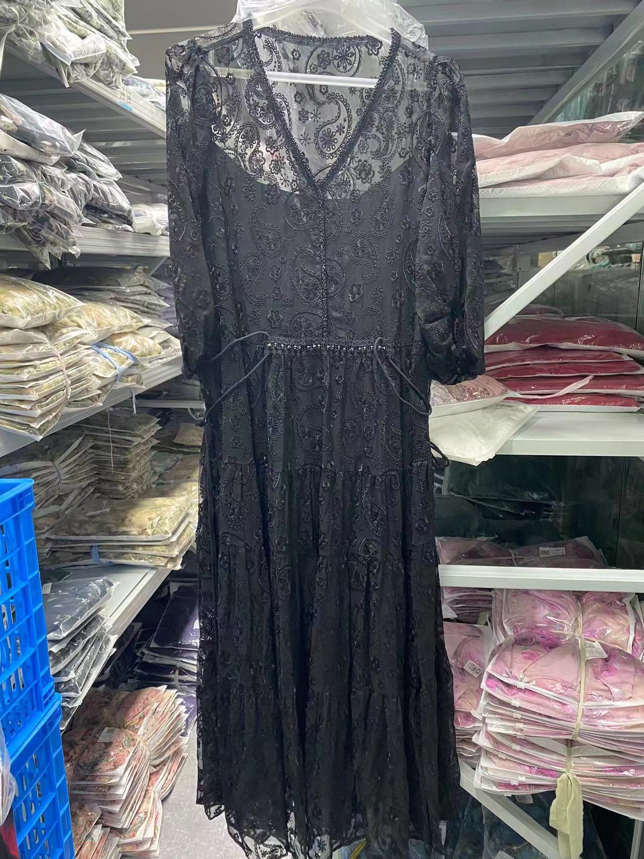 【2024-林姐真丝】重磅100桑蚕丝连衣裙524-86001