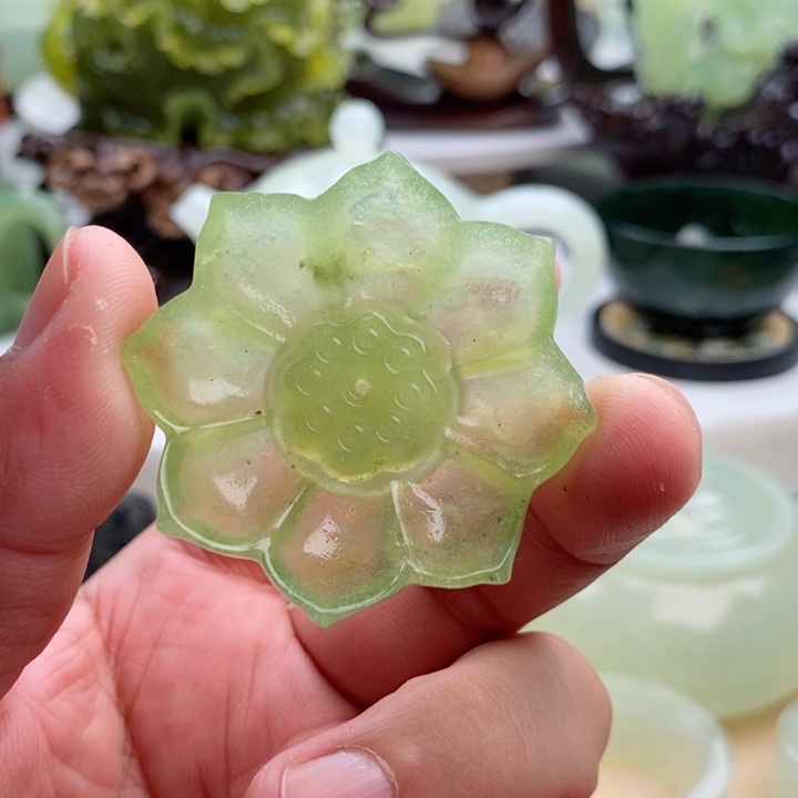 岫玉四大名玉香插未镶嵌