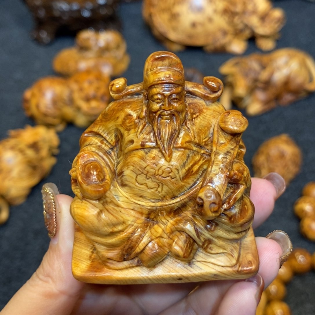 柏木（崖柏）陈化瘤疤财神爷