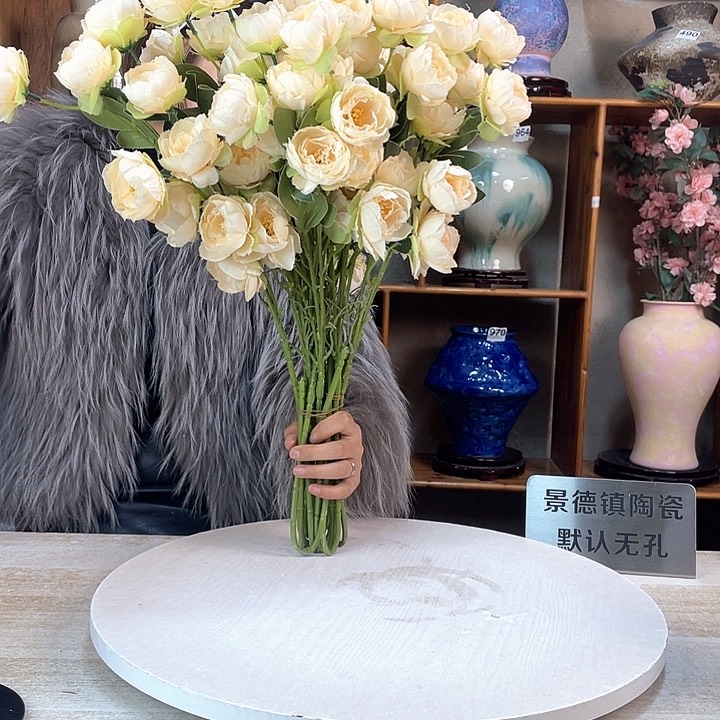 摆件029 花花景德镇陶瓷艺术精品