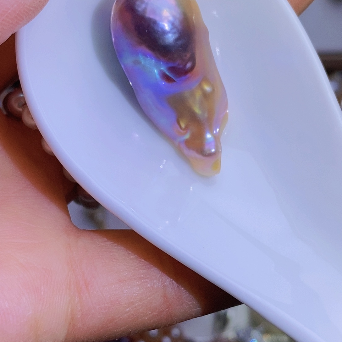 银S925镶嵌淡水珍珠淡水珍珠