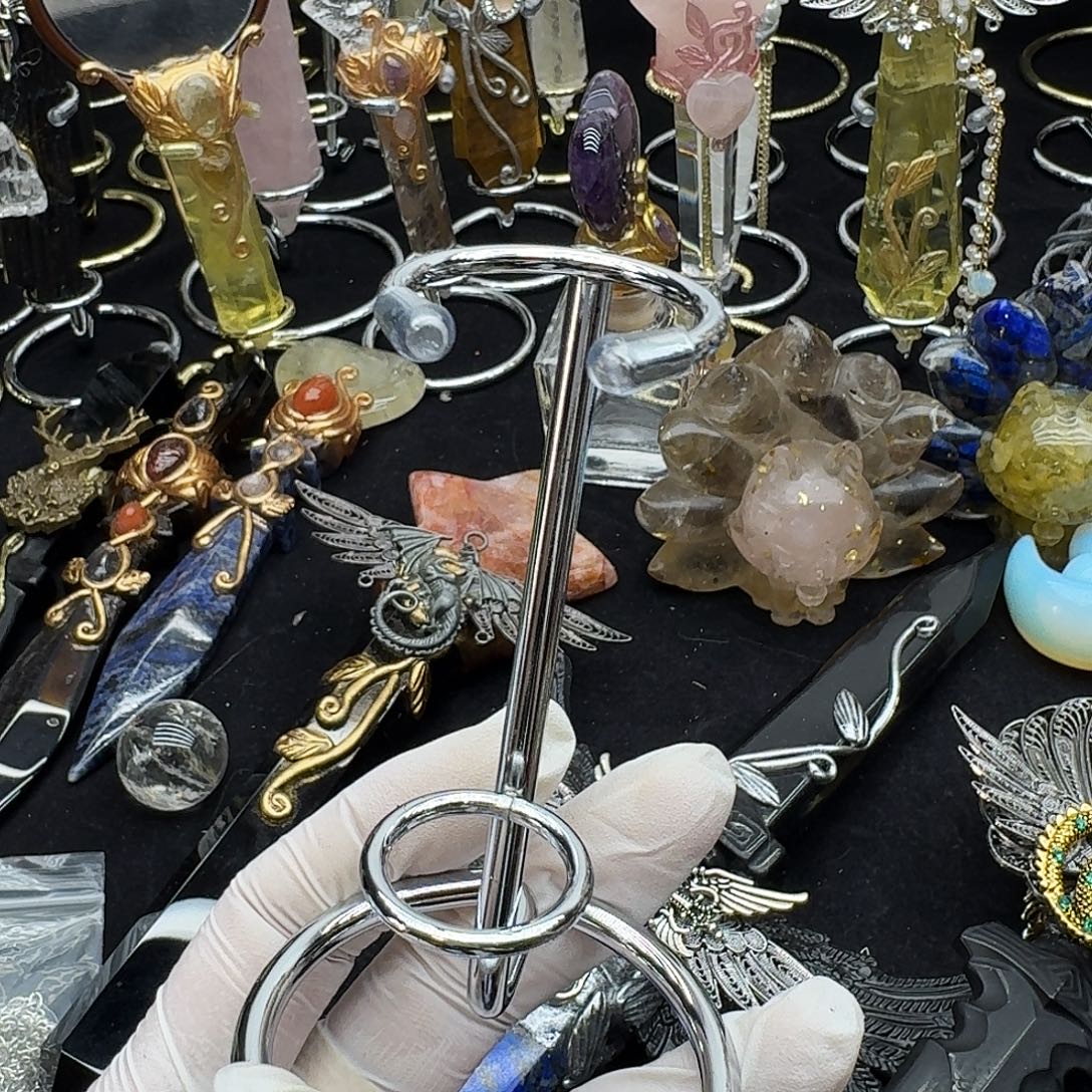 六***士颈饰烟晶未镶嵌粉