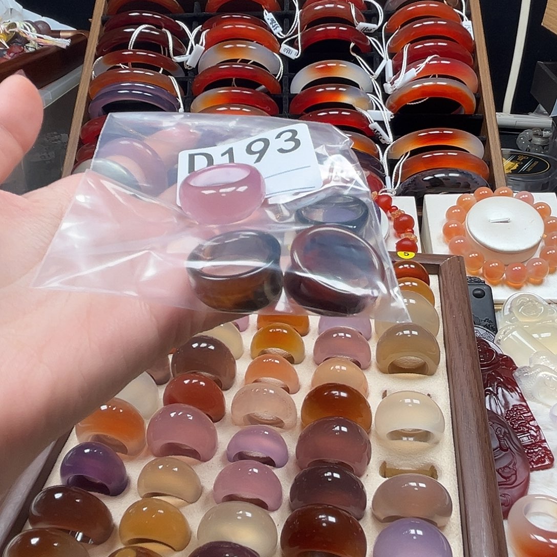 用***4玛瑙/玉髓未镶嵌戒指