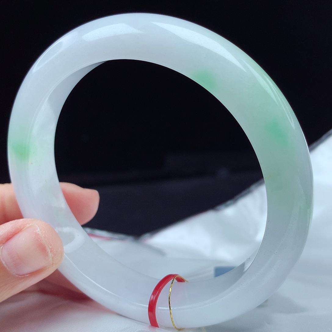 翡翠未镶嵌手镯57圈2604