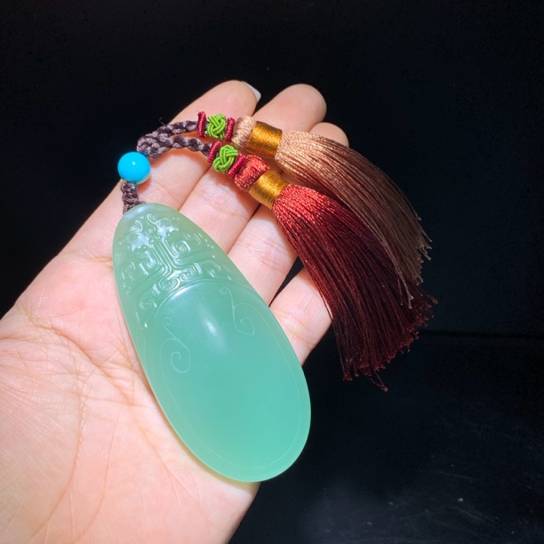 高品质雅安梅子博古手牌雅玩