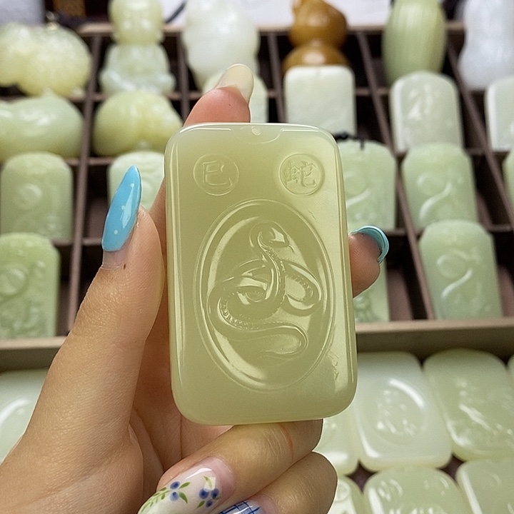 昆仑石双面守护蛇