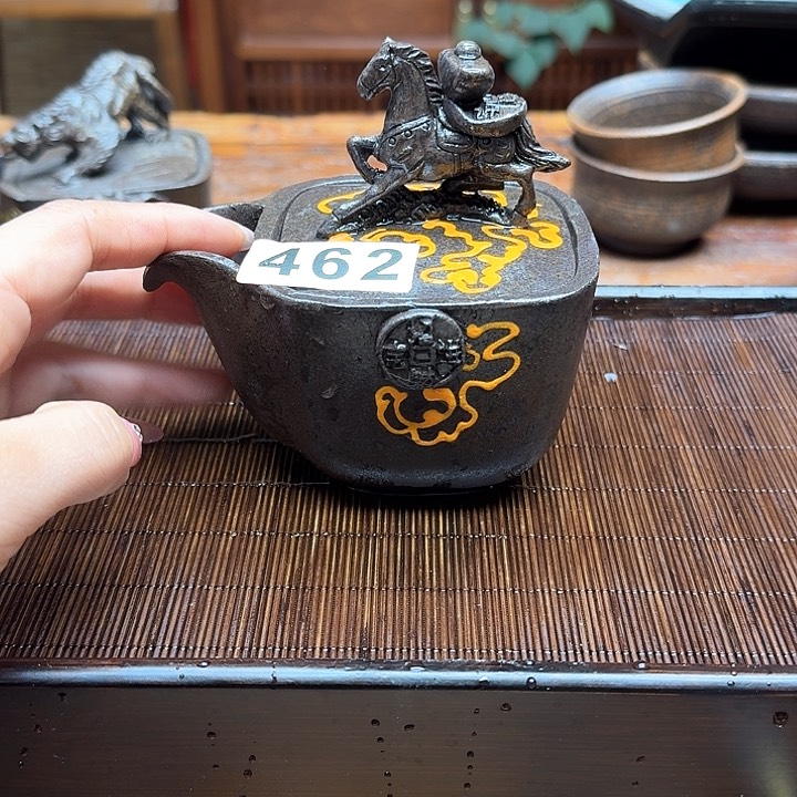 纯手工制作粗陶茶具