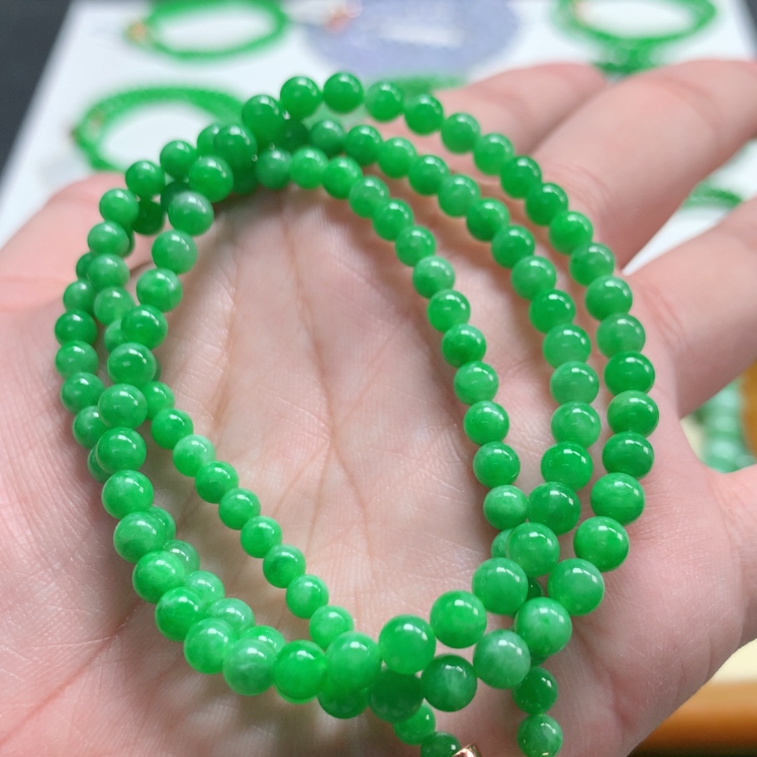 翡翠未镶嵌手链翡翠