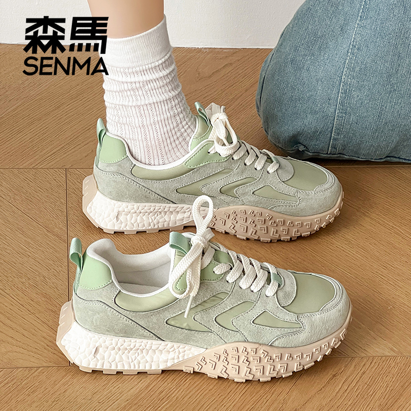 SENMA/森马德训鞋女款2025爆款网红女鞋板鞋春季新款百搭轻便运动