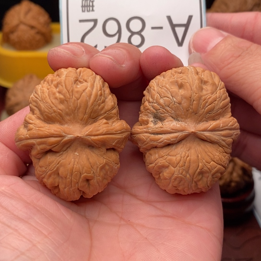 文玩核桃把件元宝42