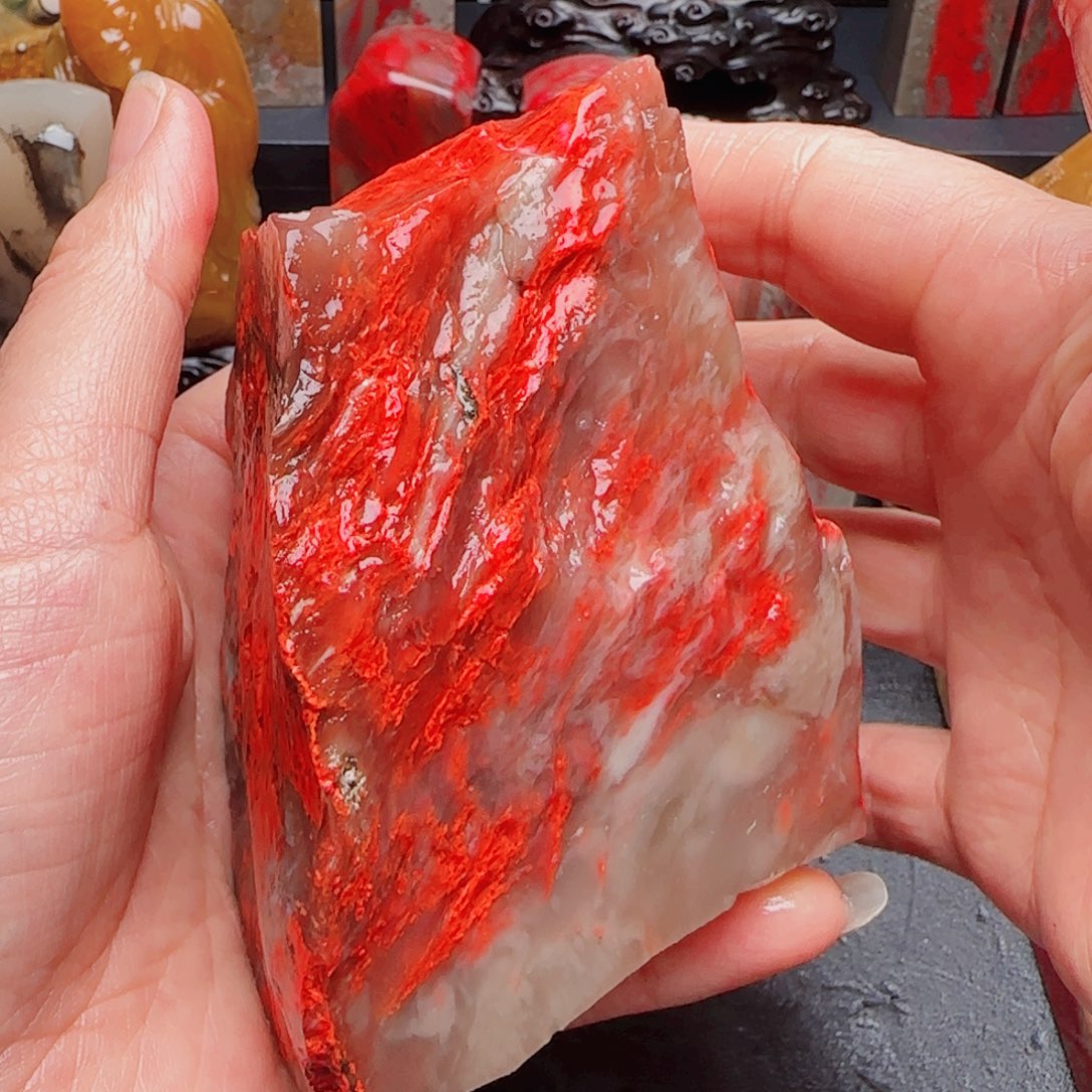 巴林鸡血石用****5巴林鸡血石