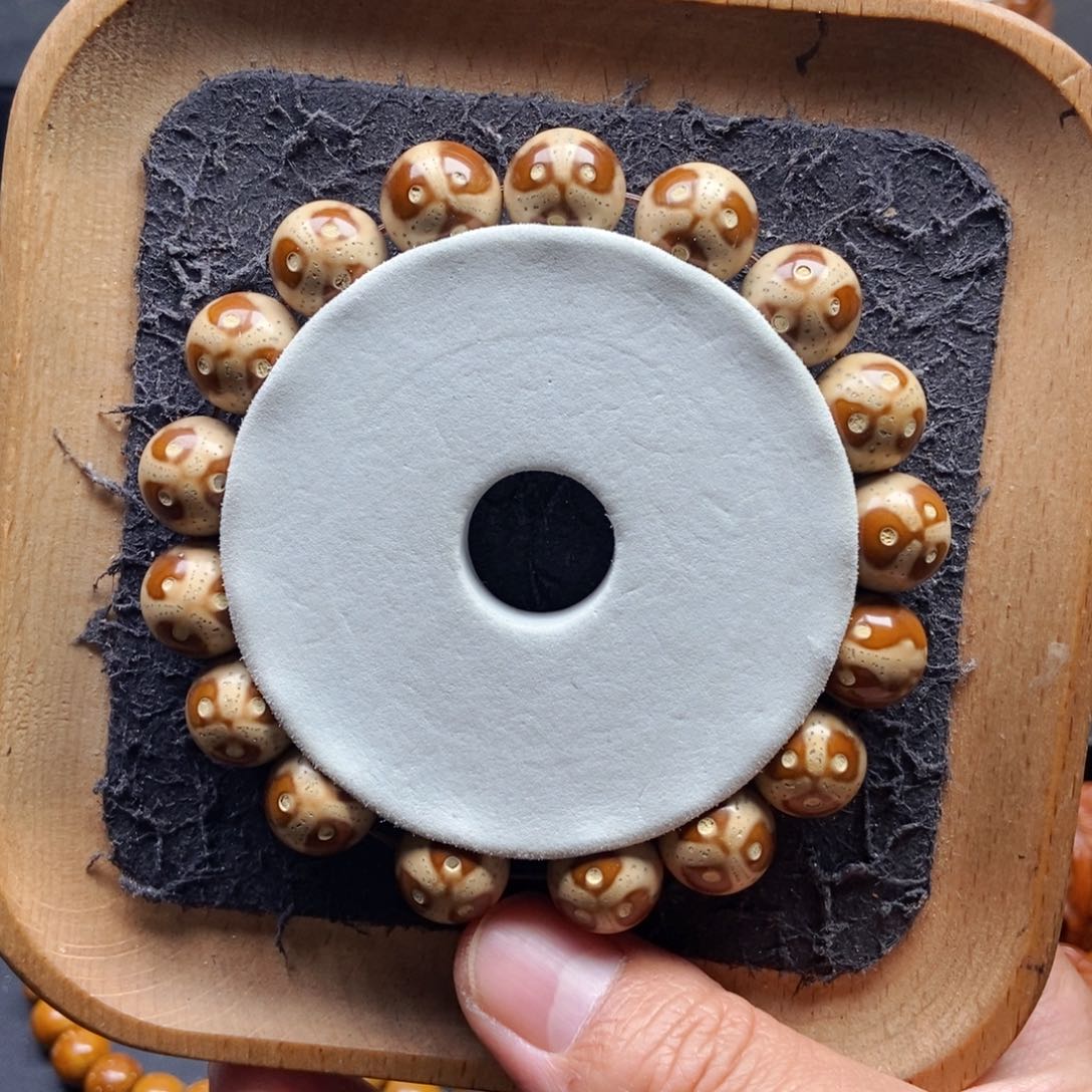 紫金鼠手串13mm天花板熊猫