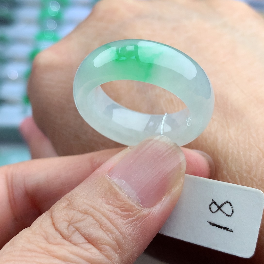 未镶嵌戒指翡翠18号