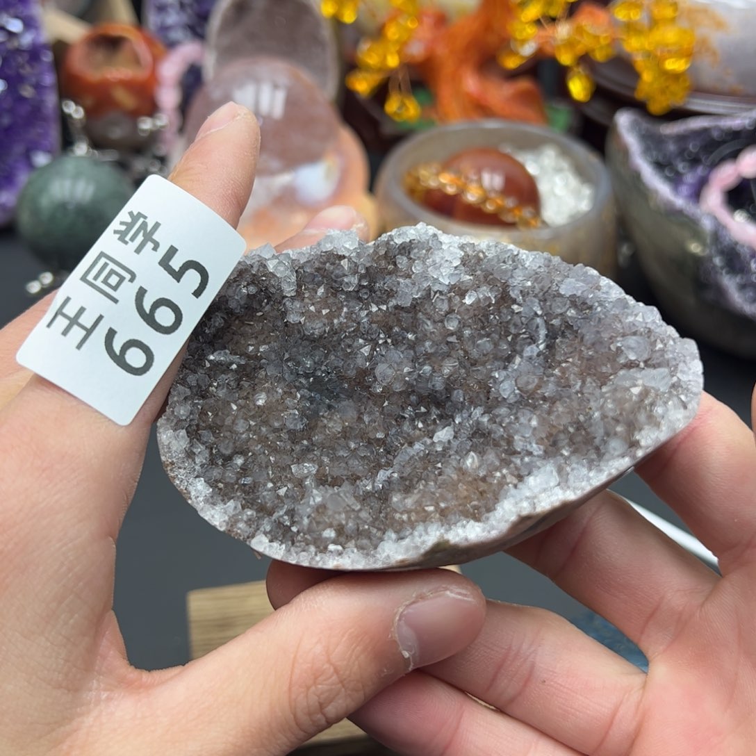 紫晶水晶摆件未镶嵌665