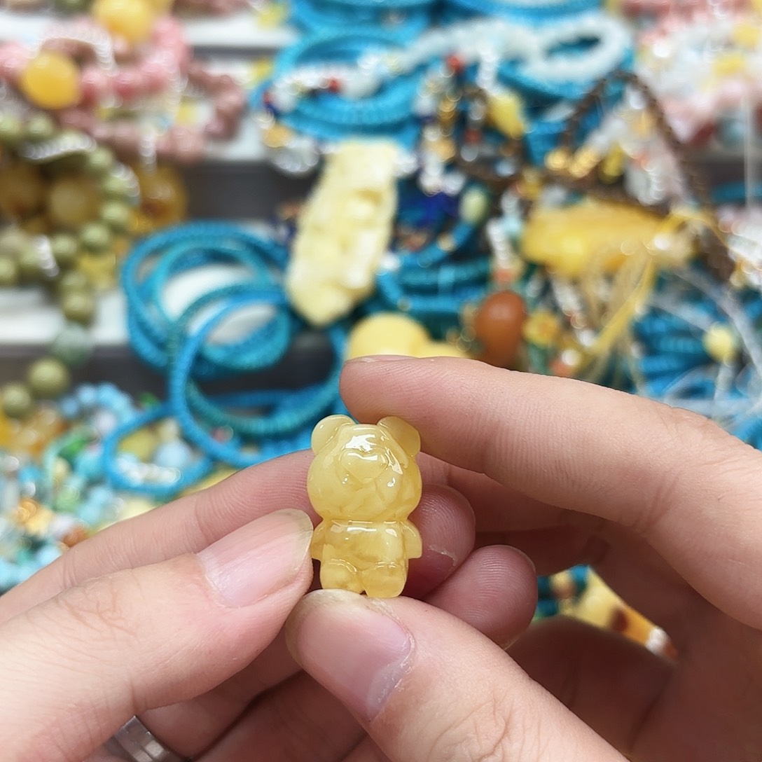 琥珀未镶嵌手链琥珀