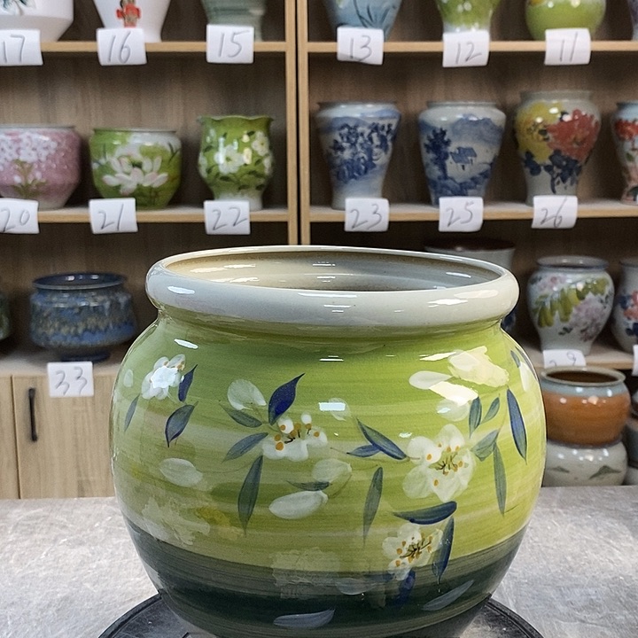 缸13xc景德镇陶瓷花盆